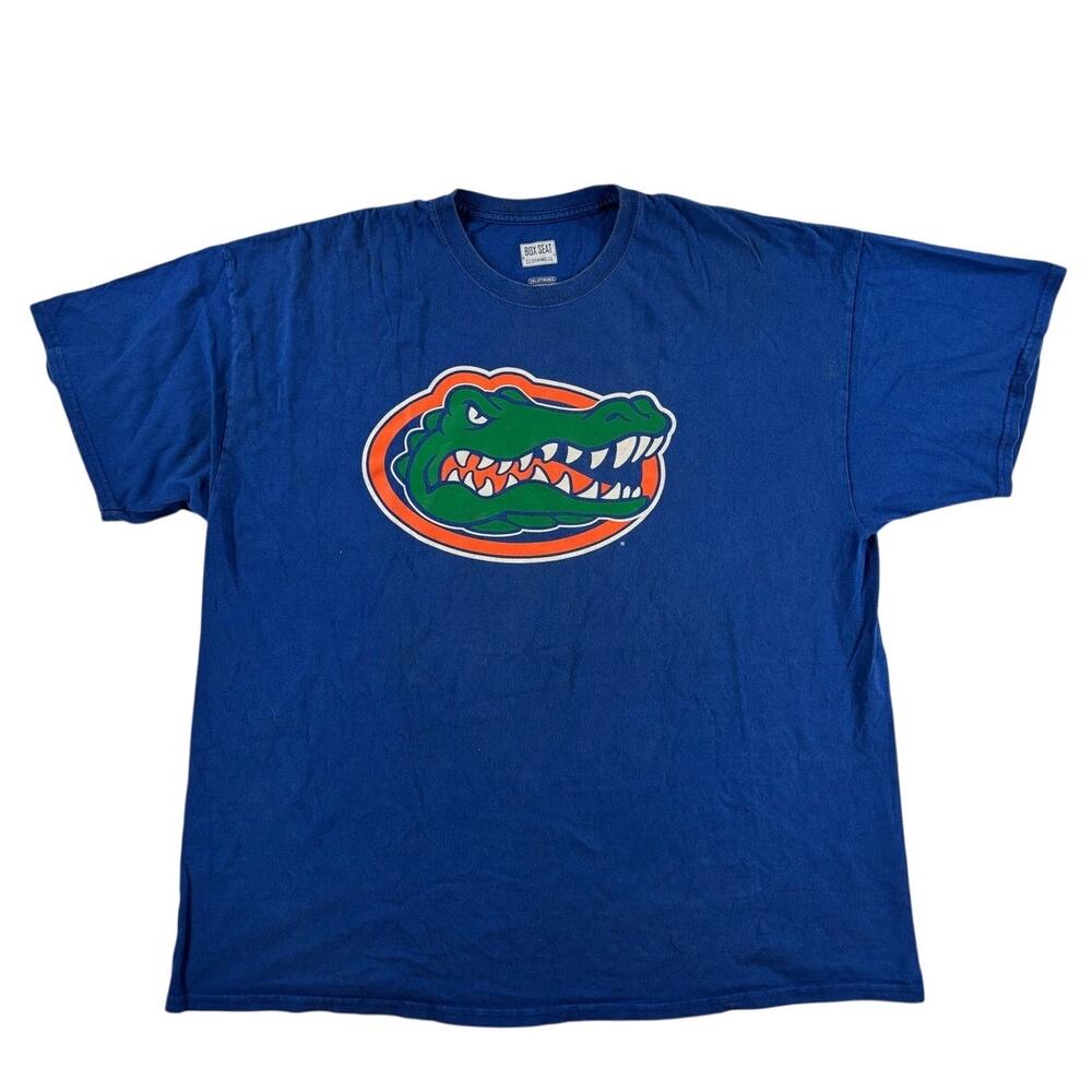 Florida Gators Football Mens Graphic T-Shirt - Royal Blue - 2XL